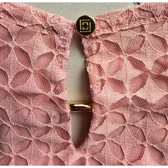 NWT Liz Claiborne Charleston Pink Sleeveless Blouse - Picture 8 of 8